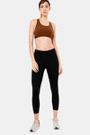 Amante Padded Anti Microbial Sports Bra - Potting Soil — thumbnail 5